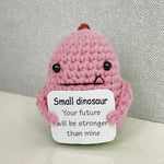 Funny Crochet Shark Doll with Card Handmade Gift  Clean Vanilla Store