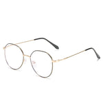 Metal Round Anti Blue Light Glasses Classic Style  Clean Vanilla Store