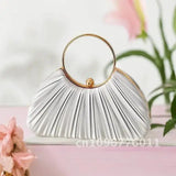 Women Satin Evening Top Handle Handbags - Party Bags  Clean Vanilla Store