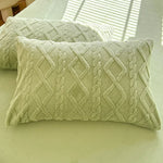 Velvet Pillow Cover 48x74cm Warm Case Set of 2Pcs  Clean Vanilla Store