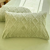 Velvet Pillow Cover 48x74cm Warm Case Set of 2Pcs  Clean Vanilla Store