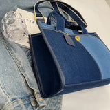 Large Capacity Handbag for Women 2024, Denim Tote