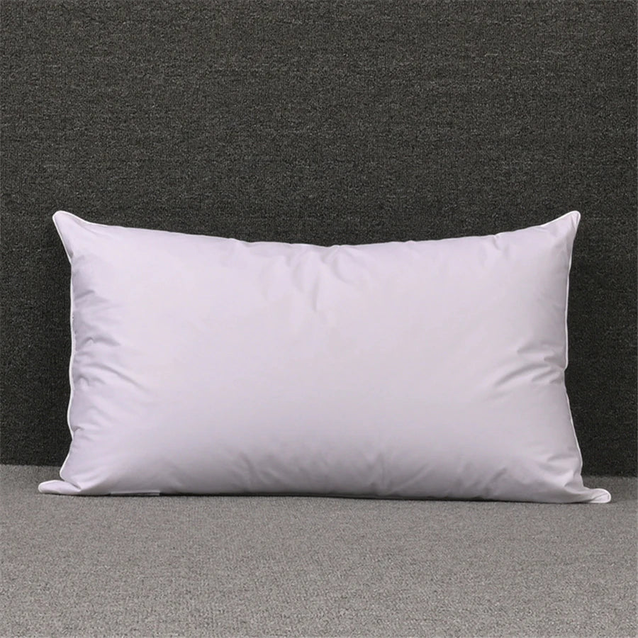 100% White Goose Feather Pillow - Hotel Quality