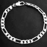 New High Quality 925 Sterling Silver Twisted Rope Bracelet