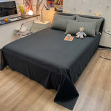 Nordic Plaid Wash Cotton Bedding Set, 4 Pcs