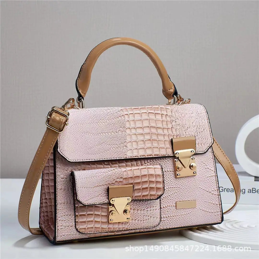 Large Capacity PU Crossbody Handbag for Women
