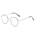 Metal Round Anti Blue Light Glasses Classic Style  Clean Vanilla Store