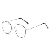 Metal Round Anti Blue Light Glasses Classic Style  Clean Vanilla Store