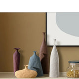 Ceramic Flower Vases Figurines Nordic Cylinder Pots