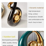 Nordic Luxury Abstract Living Room Statue Gift  Clean Vanilla Store