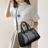 Genuine Soft Leather Vintage Shoulder Tote Bag