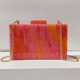 Wedding Acrylic Box Clutch Purse for Evening Events