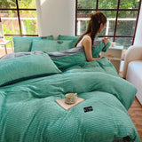 Winter Warm 3pcs Duvet Cover Set, Flano Fleece