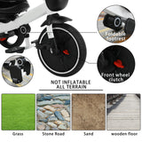 Ubravoo Baby Stroller Tricycle Ride Bike 360° Rotation