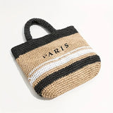 Casual Large Capacity Straw Tote Bag for Women