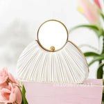Women Satin Evening Top Handle Handbags - Party Bags  Clean Vanilla Store