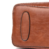 Soft Leather 3-Layer Women Single Shoulder Bag