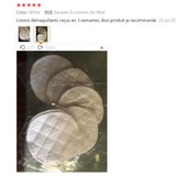 Soft Bamboo Fiber Makeup Remover Pads - 10pcs