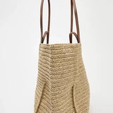 Casual Large Capacity Woven Straw Tote Bag 2025