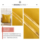 Solid Color Velvet Pillowcase for Home Decor 2-Pack