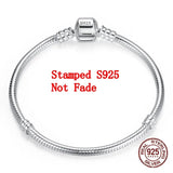 Luxury Handmade 925 Sterling Silver Charm Bracelet