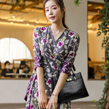 Soft Leather 3-Layer Women Single Shoulder Bag