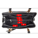 Large Capacity Lychee Pattern Crossbody Bag