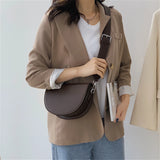 Genuine Retro Saddle Bag High Quality Leather for Women