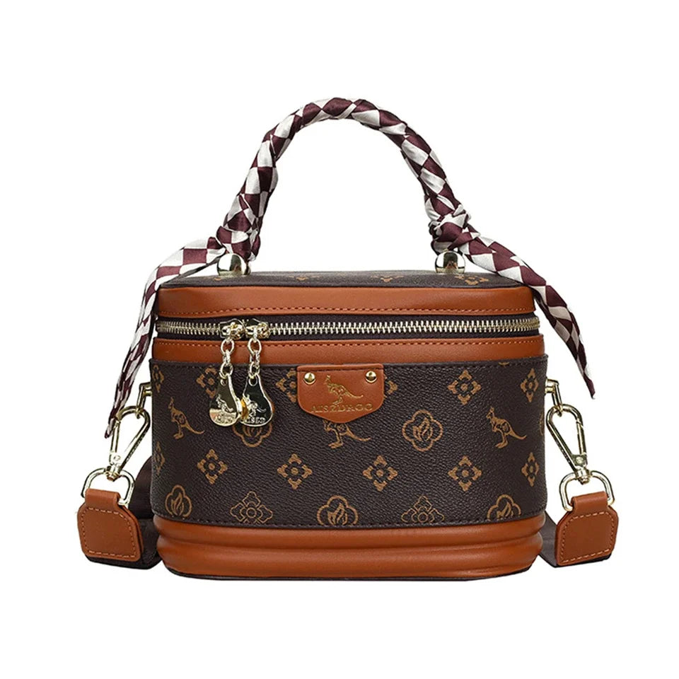 Luxury Designer Zipper Bucket Bag for Women