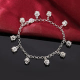 New High Quality 925 Sterling Silver Twisted Rope Bracelet