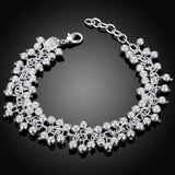 New High Quality 925 Sterling Silver Twisted Rope Bracelet