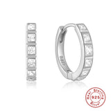 CANNER Double Circle 925 Silver Hoop Earrings