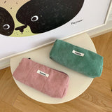 Retro Corduroy Cosmetic Storage Bag for Women