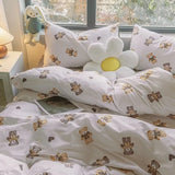 Korean Style Bedding Set for Kids and Adults - 3pcs