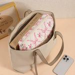 Cute Quilted Cotton Makeup Bag for Women  Clean Vanilla Store