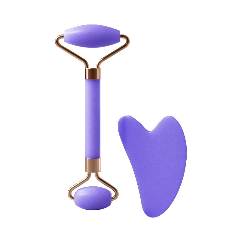 Resin Facial Massage Roller for Beauty Skincare Tools