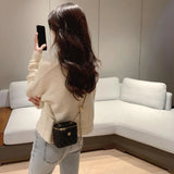 Camellia Small Shoulder Bag with Chain Strap
