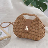 New Fashionable Women's Hand-held Straw Bag
