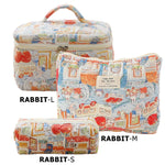 Cute Quilted Cotton Makeup Bag for Women  Clean Vanilla Store