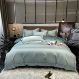 Svetanya Embroidery 100% Egyptian Cotton Bedding Set 4pcs