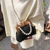 Fashion Weave Straw Shoulder Bag for Women