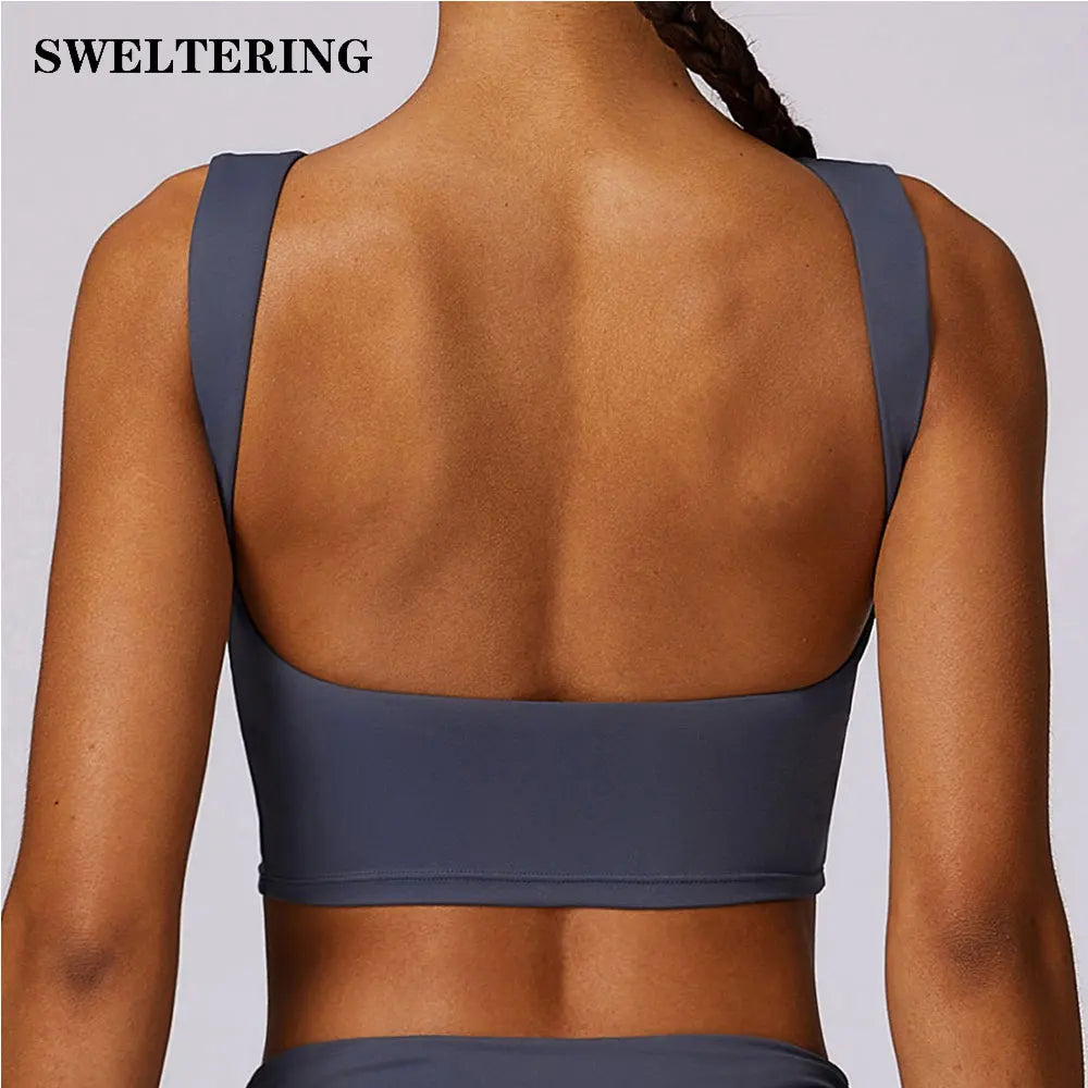 High Strength Sports Bra Shockproof Crop Top for Women  Clean Vanilla Store