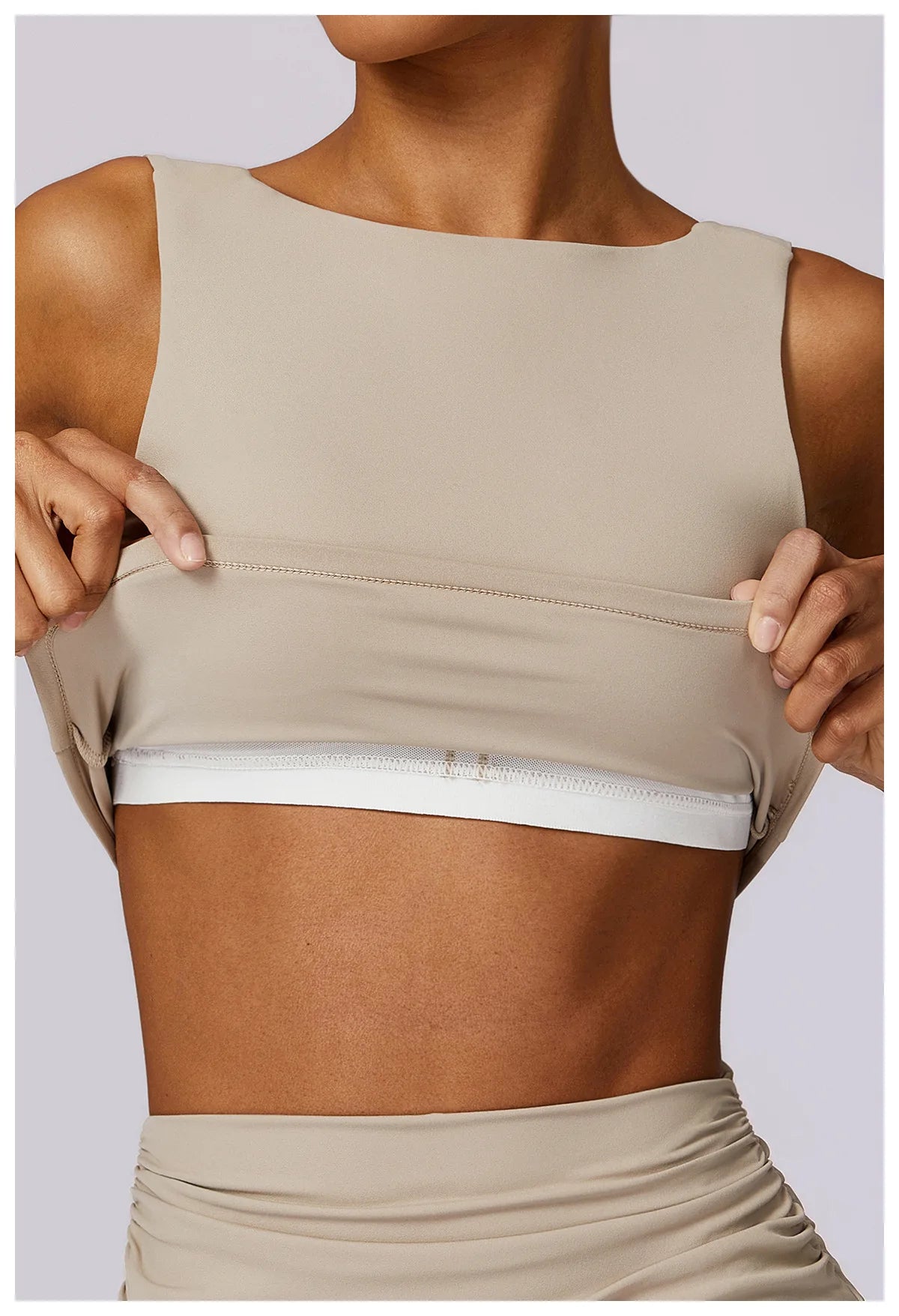 High Strength Sports Bra Shockproof Crop Top for Women  Clean Vanilla Store