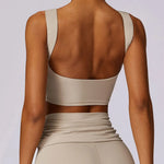 High Strength Sports Bra Shockproof Crop Top for Women  Clean Vanilla Store