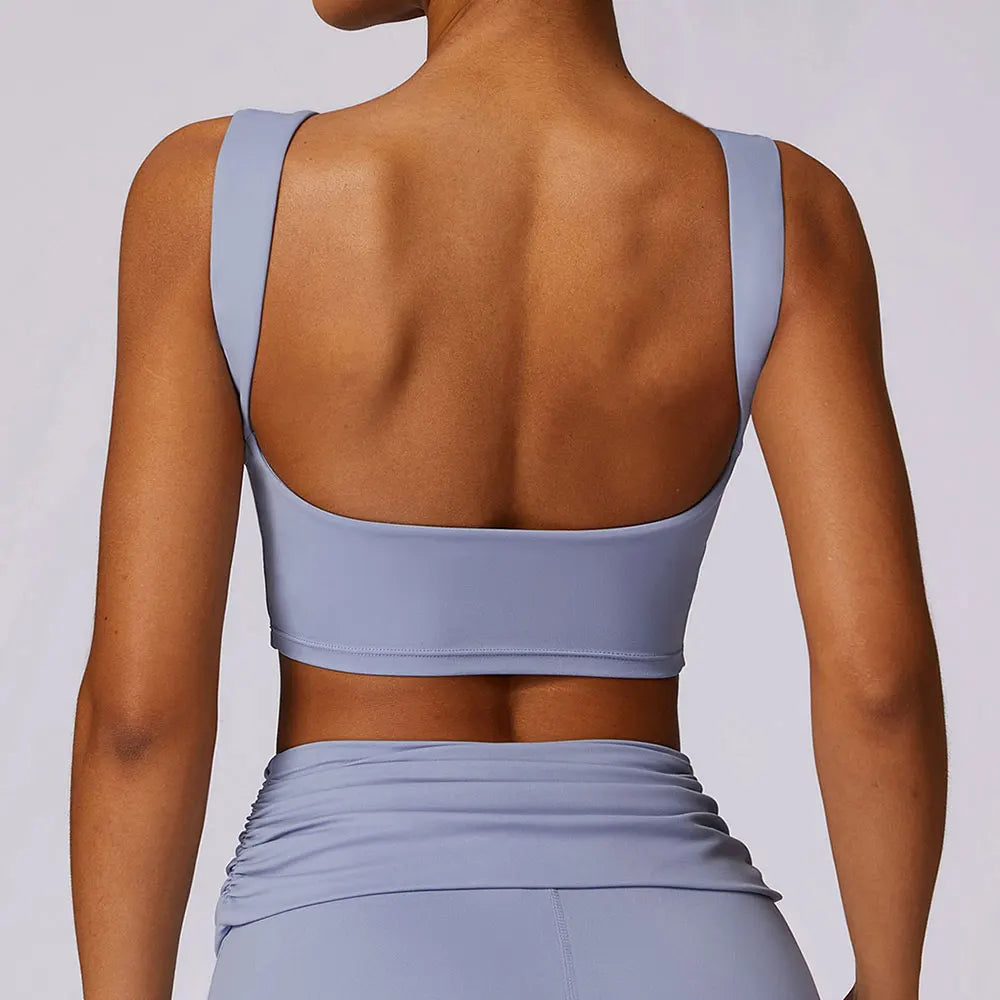 High Strength Sports Bra Shockproof Crop Top for Women  Clean Vanilla Store