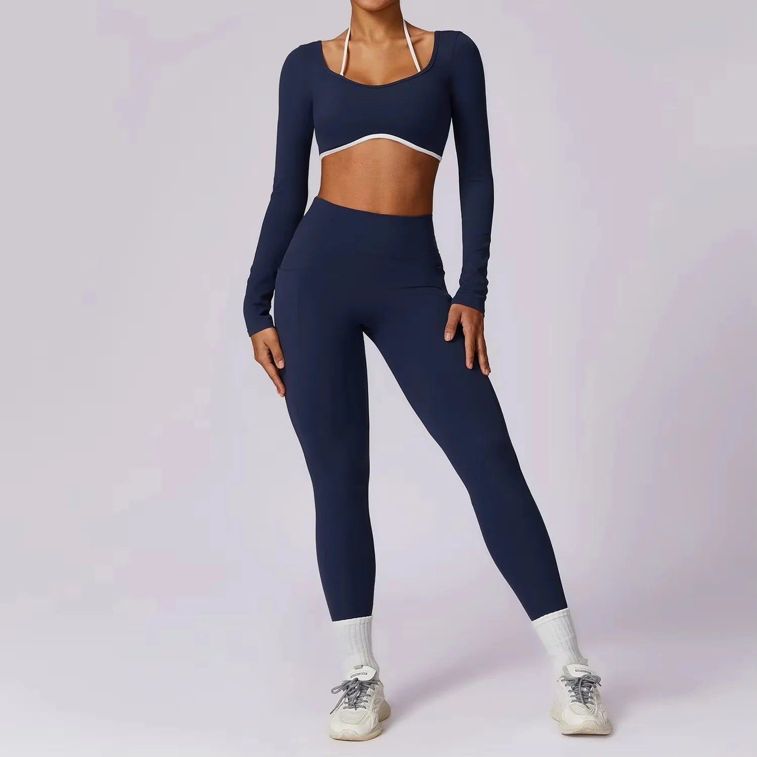 Yoga Set 2PCS Women Sportswear Comfortable Fit  Clean Vanilla Store