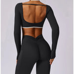 Yoga Set 2PCS Women Sportswear Comfortable Fit  Clean Vanilla Store