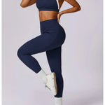 Yoga Set 2PCS Women Sportswear Comfortable Fit  Clean Vanilla Store