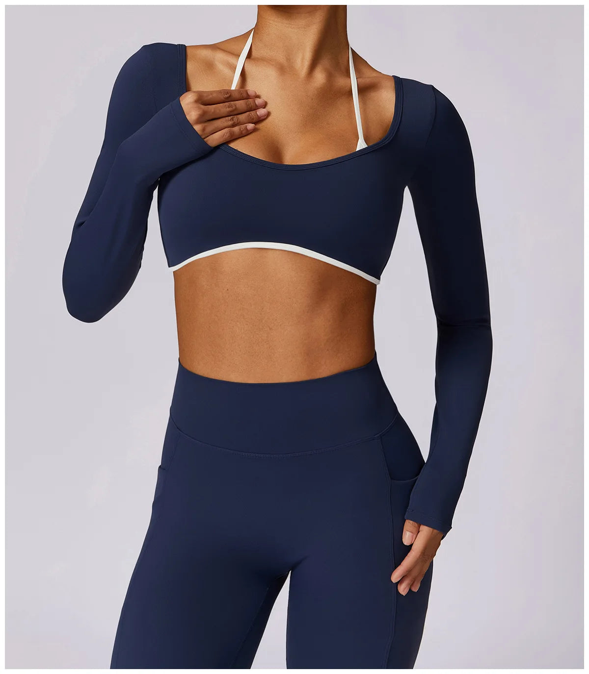 Yoga Set 2PCS Women Sportswear Comfortable Fit  Clean Vanilla Store