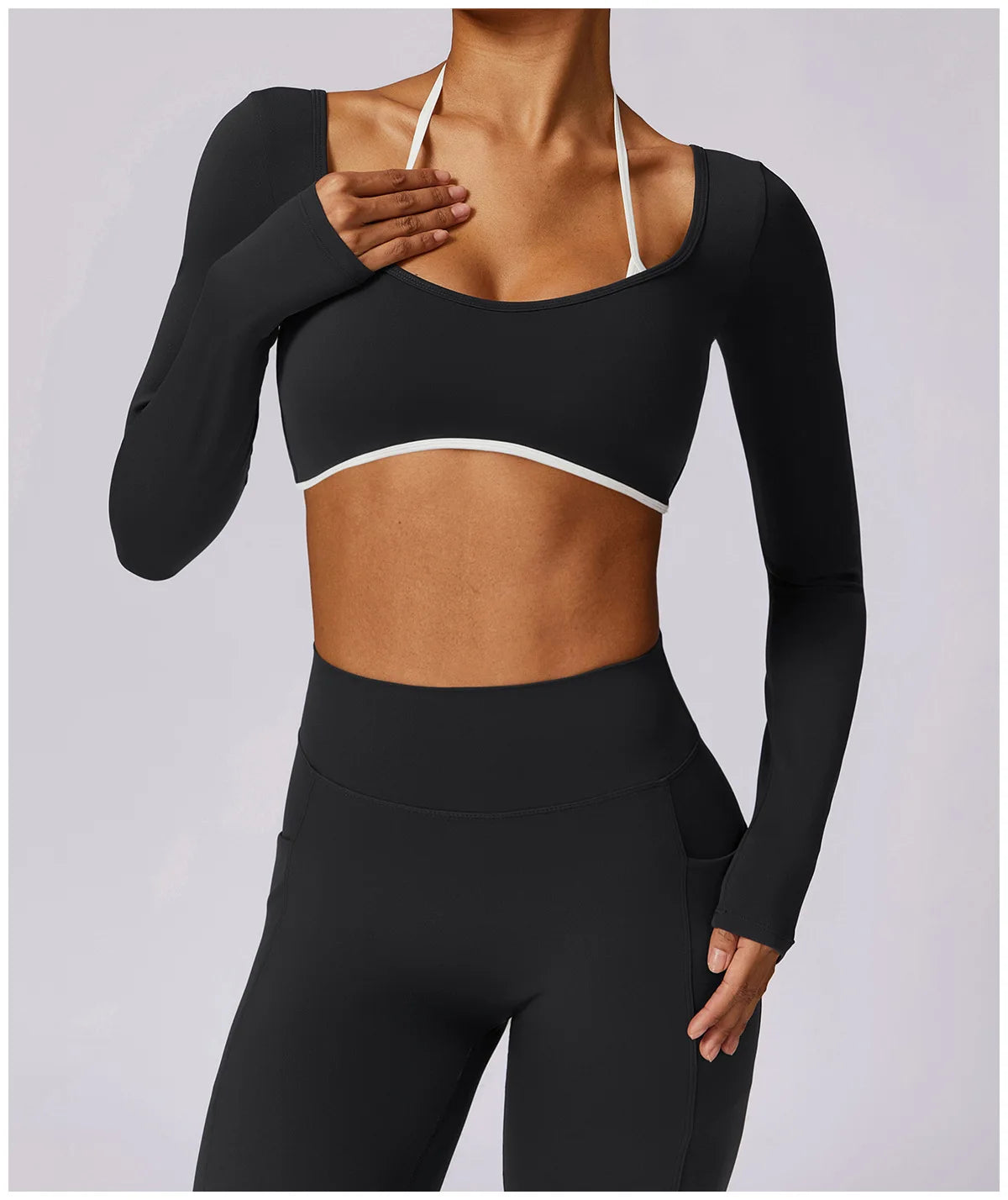 Yoga Set 2PCS Women Sportswear Comfortable Fit  Clean Vanilla Store